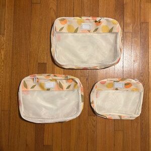 Calpak Citrus Pattern Travel Packing Cubes Set of 3
